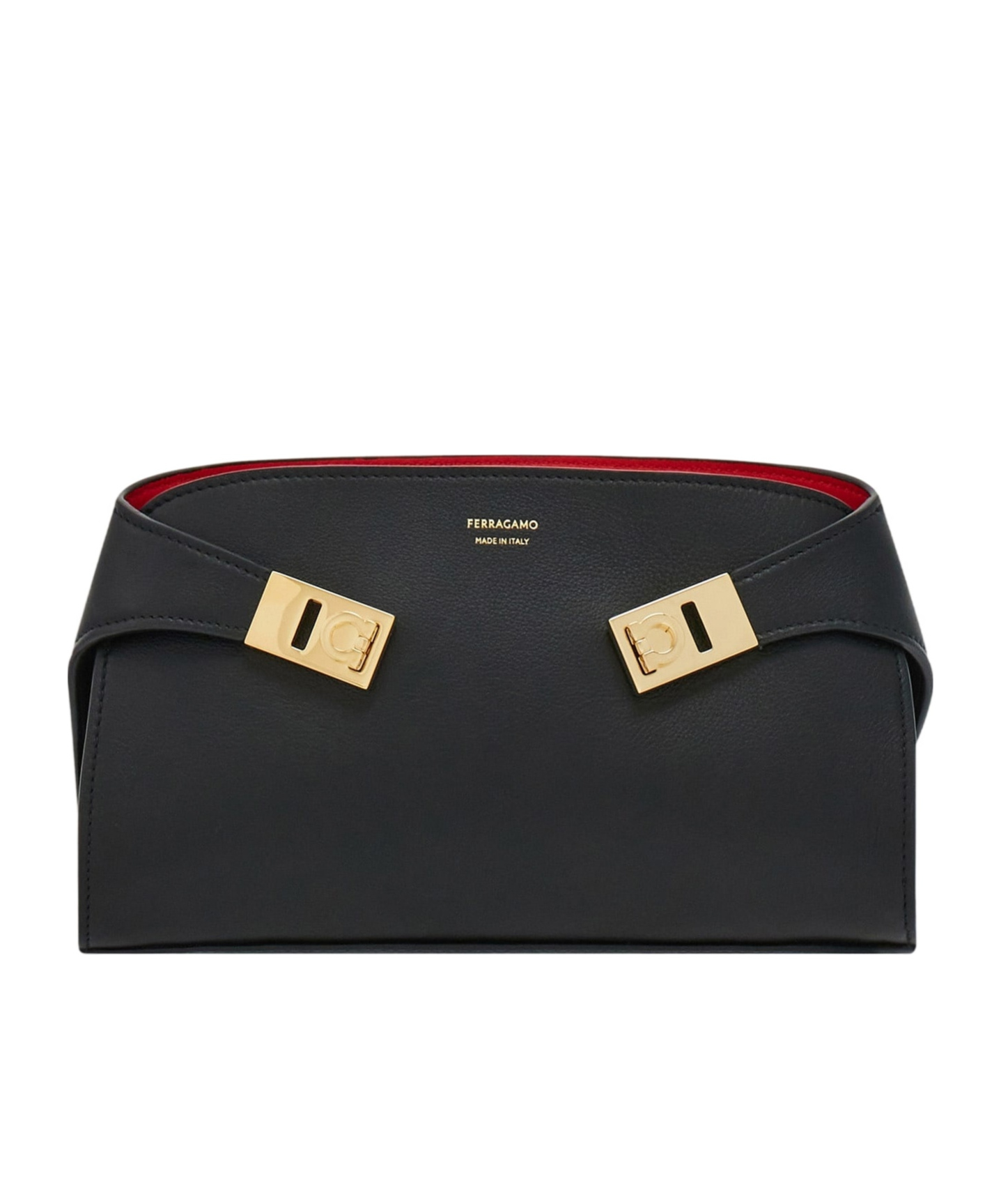 Shop Ferragamo Wide Shoulder Strap Shoulder Bag In Green