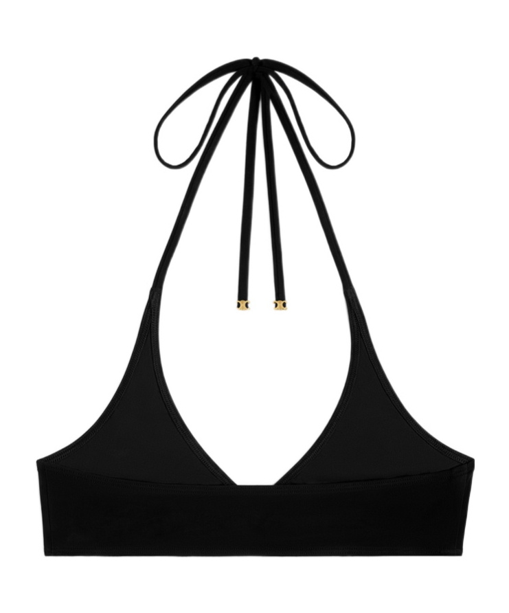 Celine Triomphe Short Strap In Black