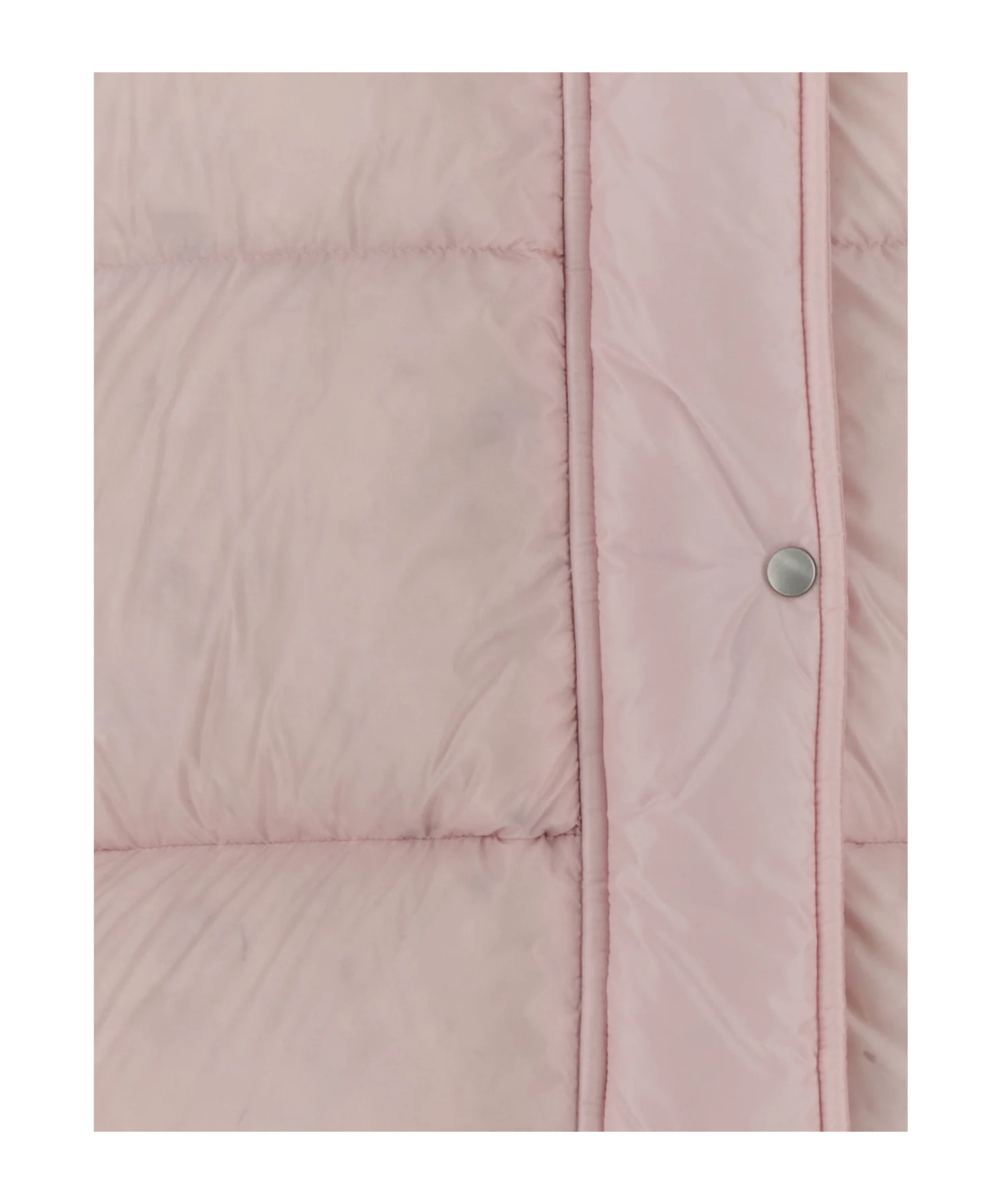 Jil Sander Pastel Pink Nylon Down Jacket In Pink