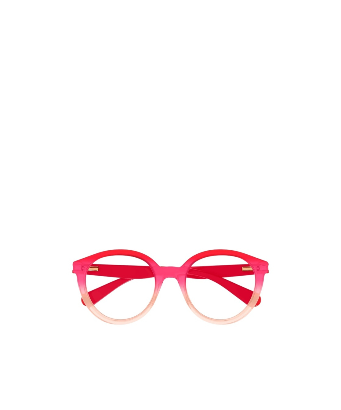 CHLOÉ TRANSPARENT ROUND-FRAME GLASSES
