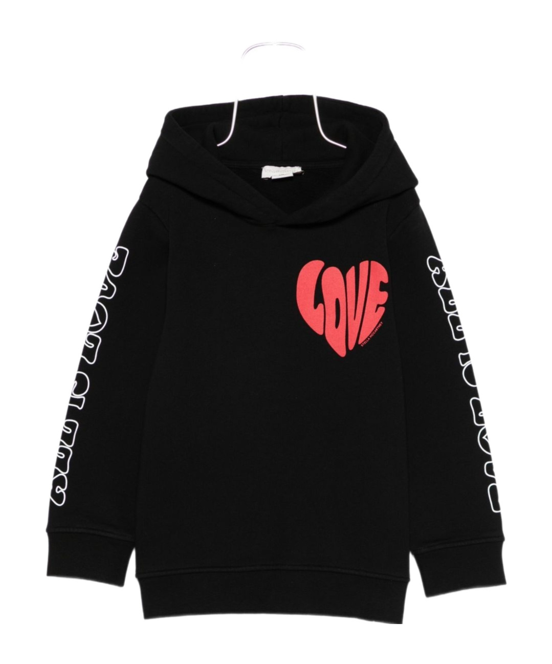 Stella Mccartney Long-sleeved Sweatshirt In Black