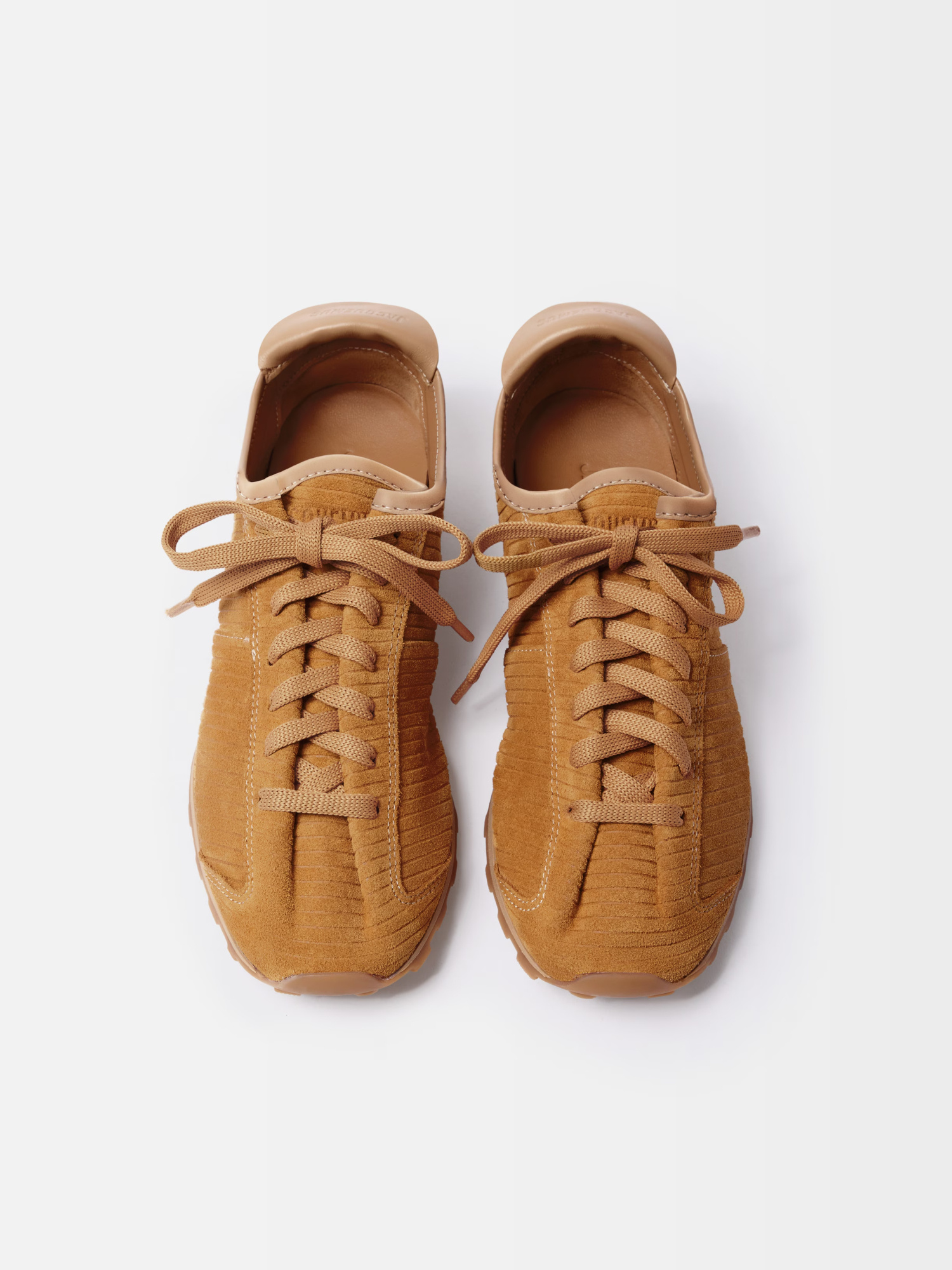 Jacquemus Corduroy The Tennis Sneakers In Brown