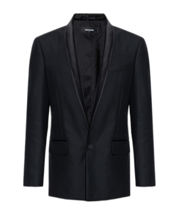 Dsquared2 Long-sleeved Casual Jacket In Black