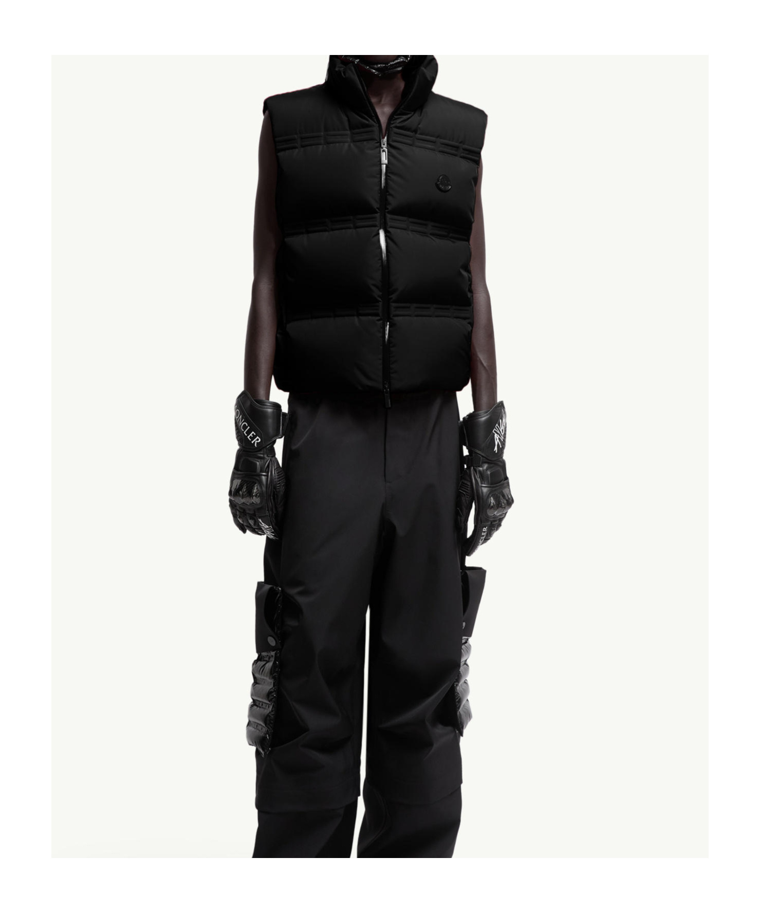 Moncler X Aap Rocky Sparky Down Vest In Black