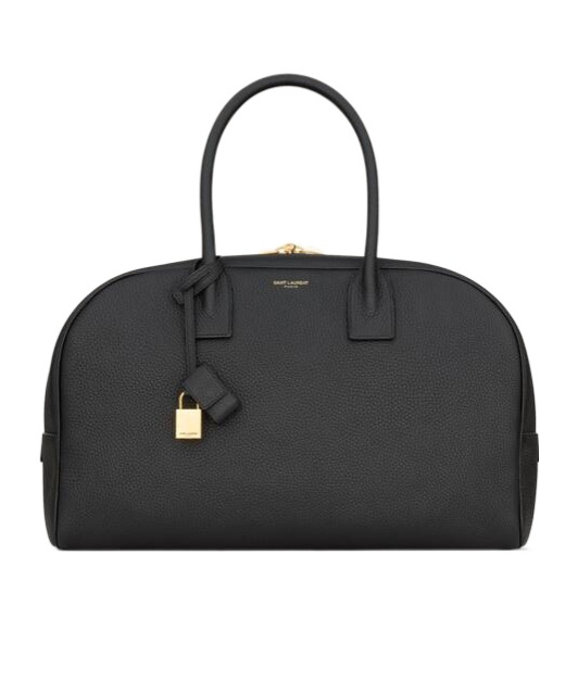 Saint Laurent Sac De Jour Boston In Grained Leather In Black
