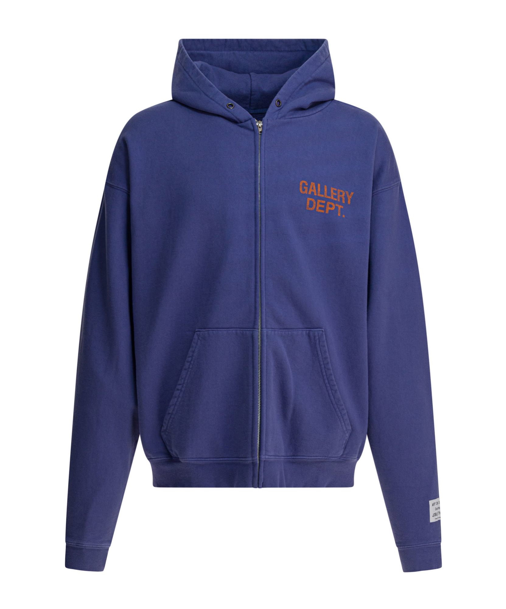 Gallery Dept. Long-sleeved Zip-up Sweatshirt In Purple