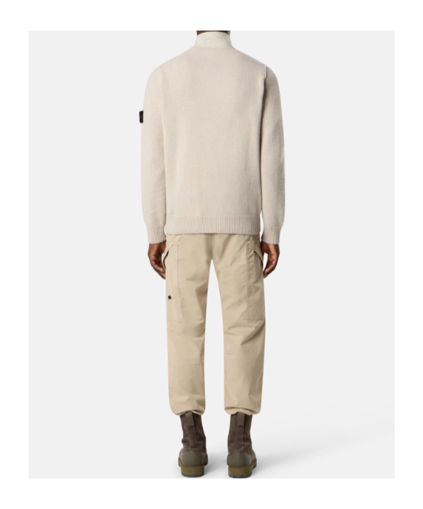 Stone Island Button-fastening Patch-pocket Cardigan In Neutral