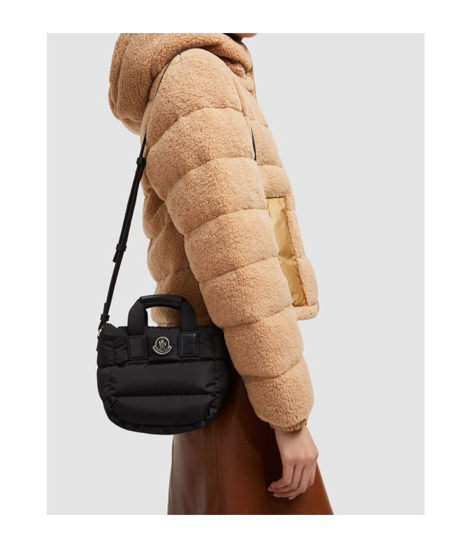 Moncler Caradoc Micro Tote Bag In Black