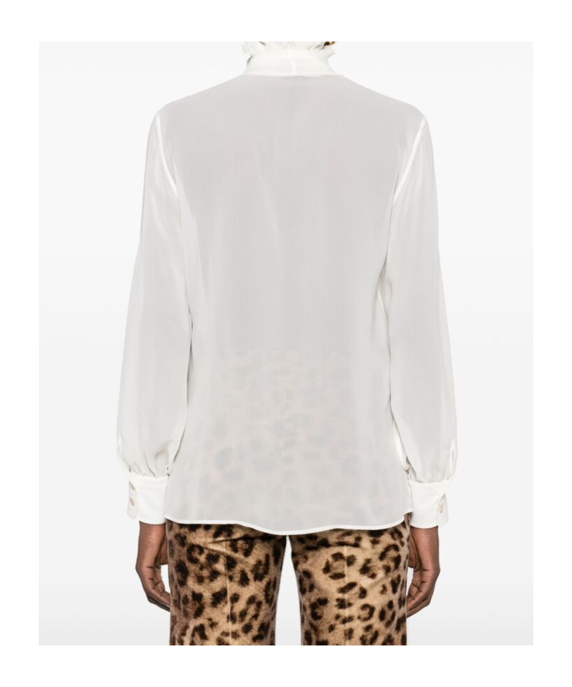 Tom Ford Ruffle-detailed Blouse In White