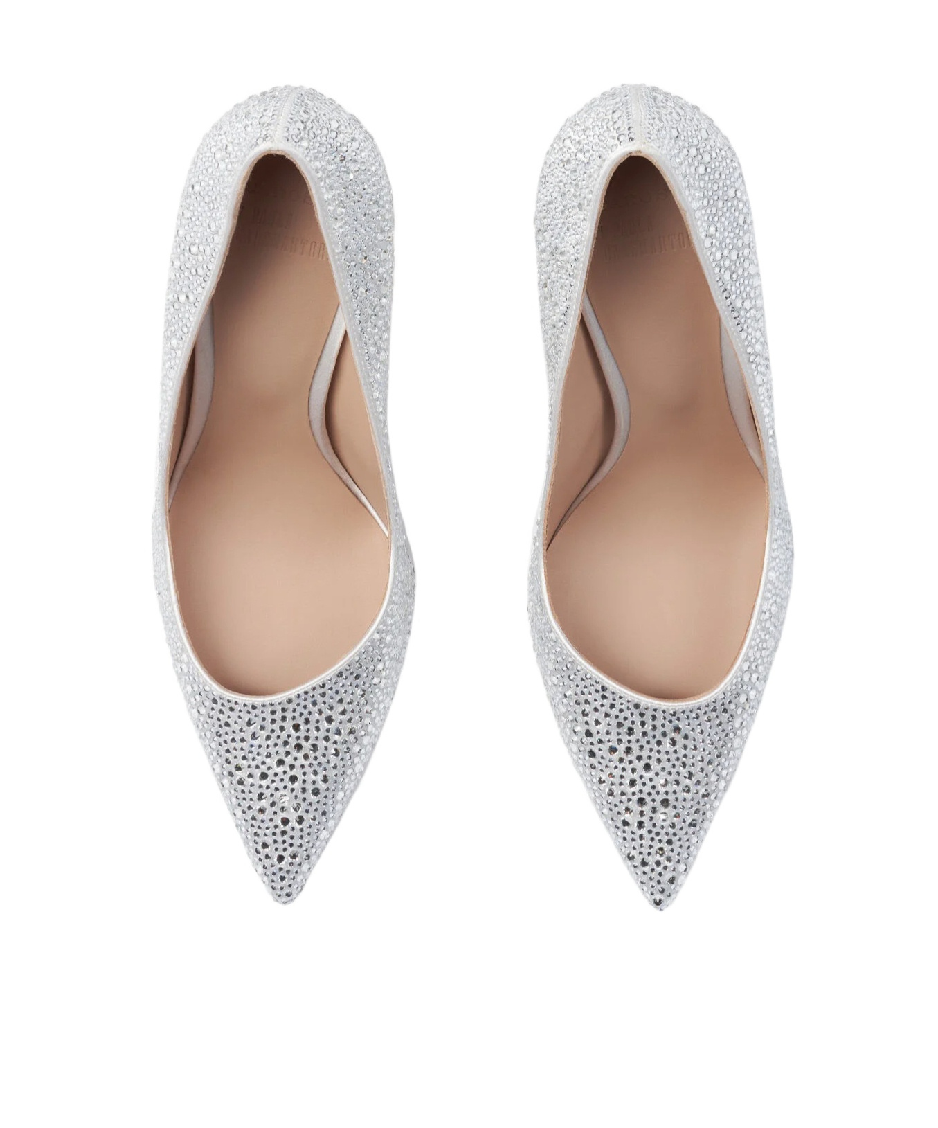 Scarosso Greta Embellished Pointed-toe Pumps In White
