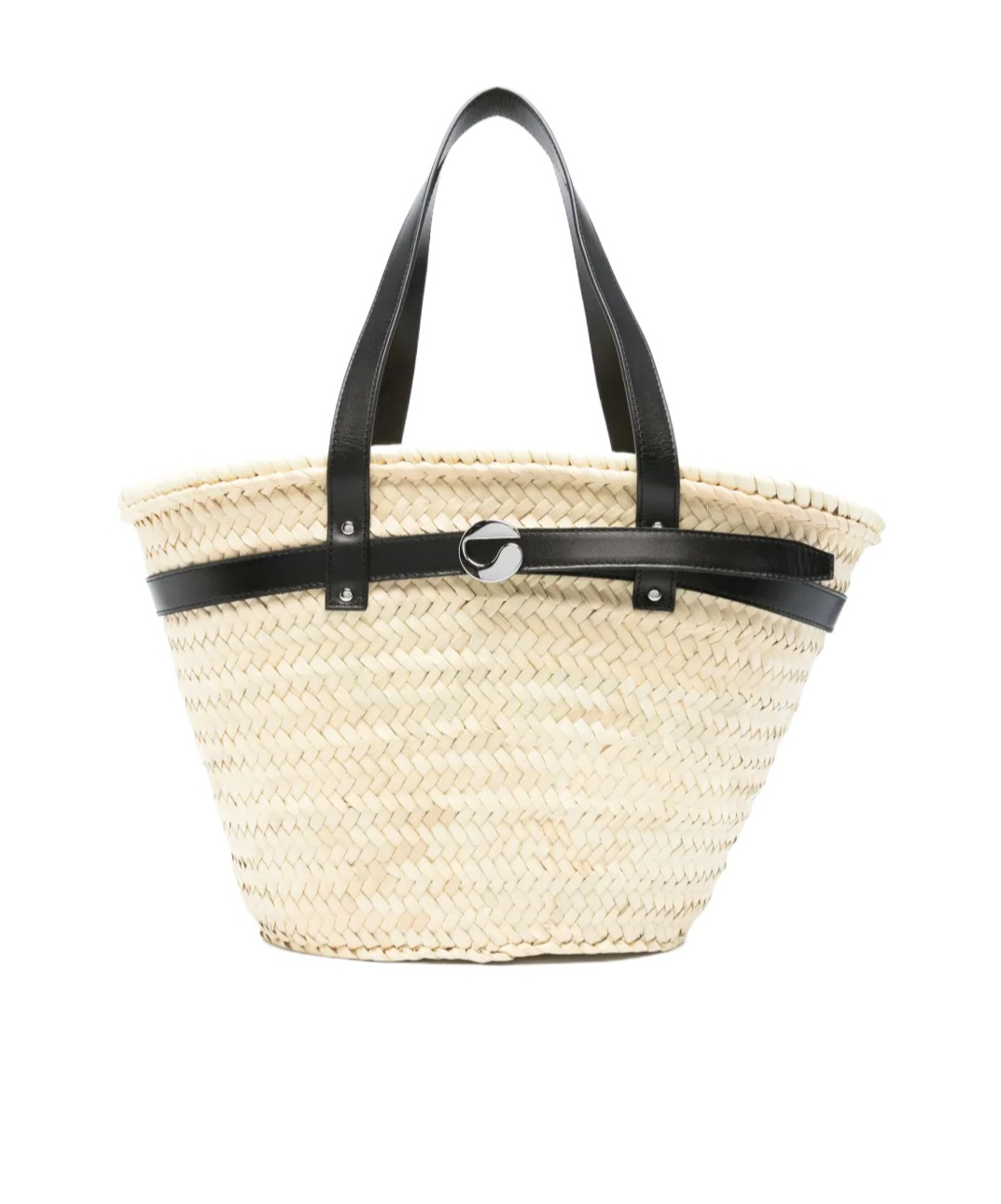Coperni Logo-plaque Top Handle Bucket Bag In Nude