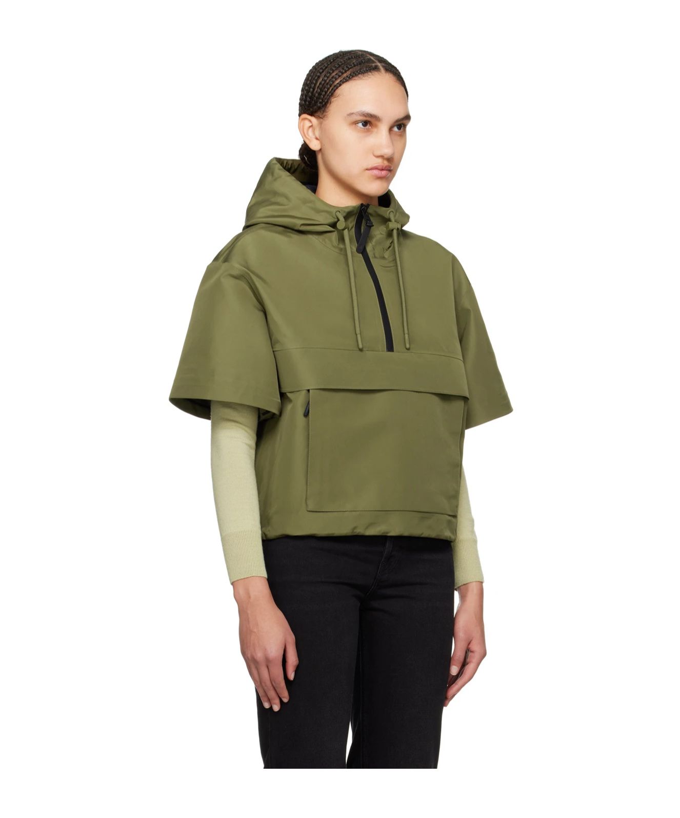 Mackage Demie Zippered Casual Jacket In Green