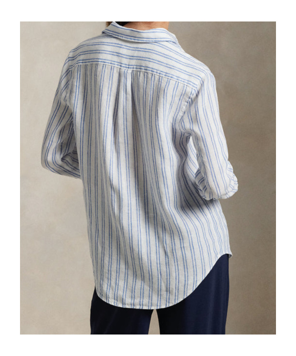 Shop Polo Ralph Lauren Striped Shirt In White