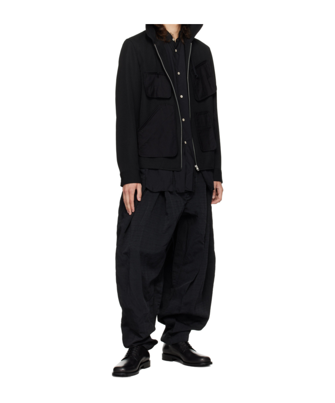 Comme Des Garçons Long Sleeve Hooded Jacket