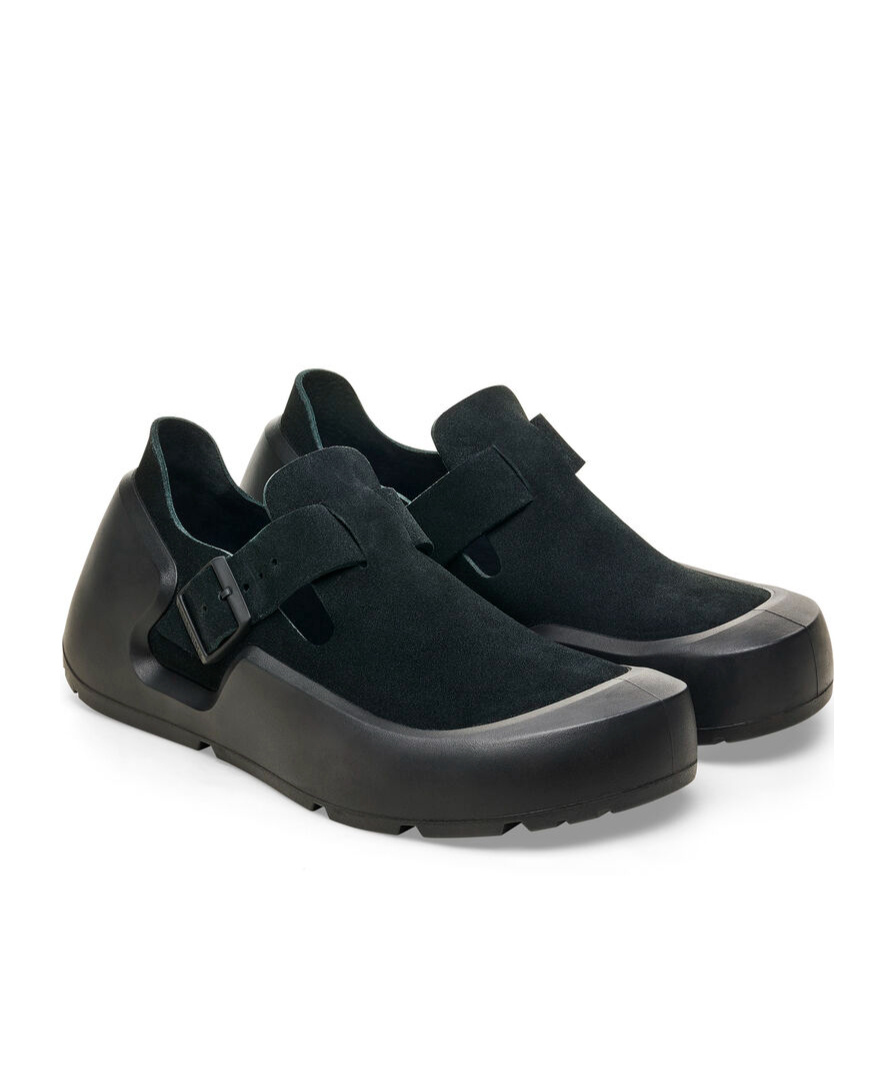 Birkenstock Reykjavik Buckle-fastening Slippers In Black