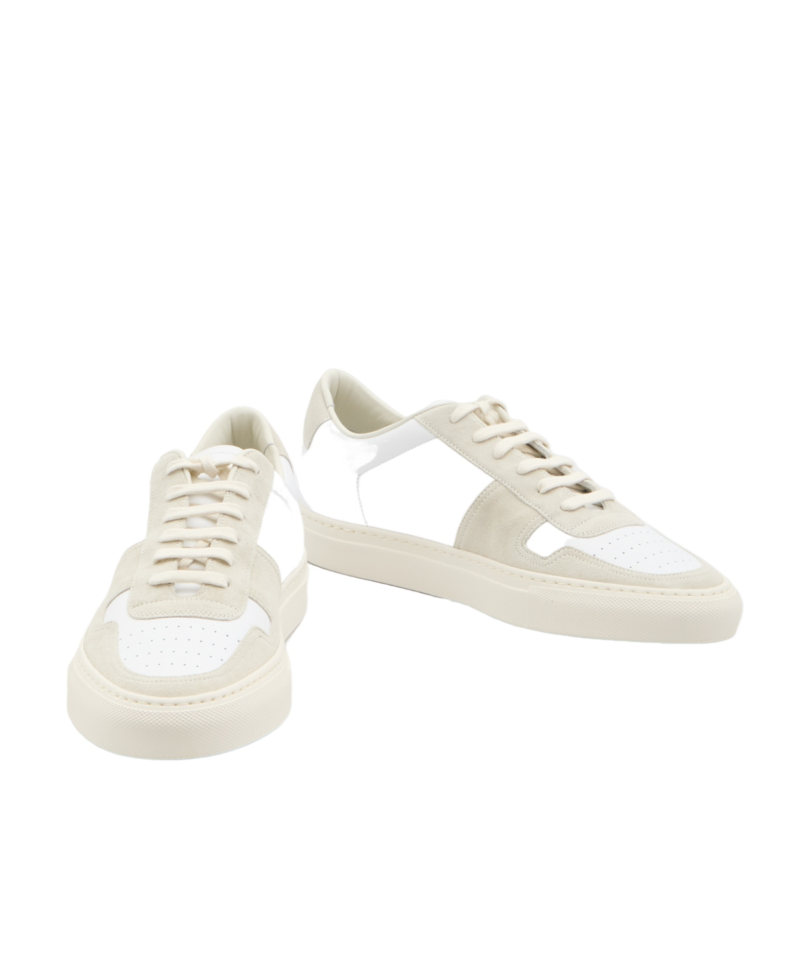 Common Projects Round Toe Sneakers In White