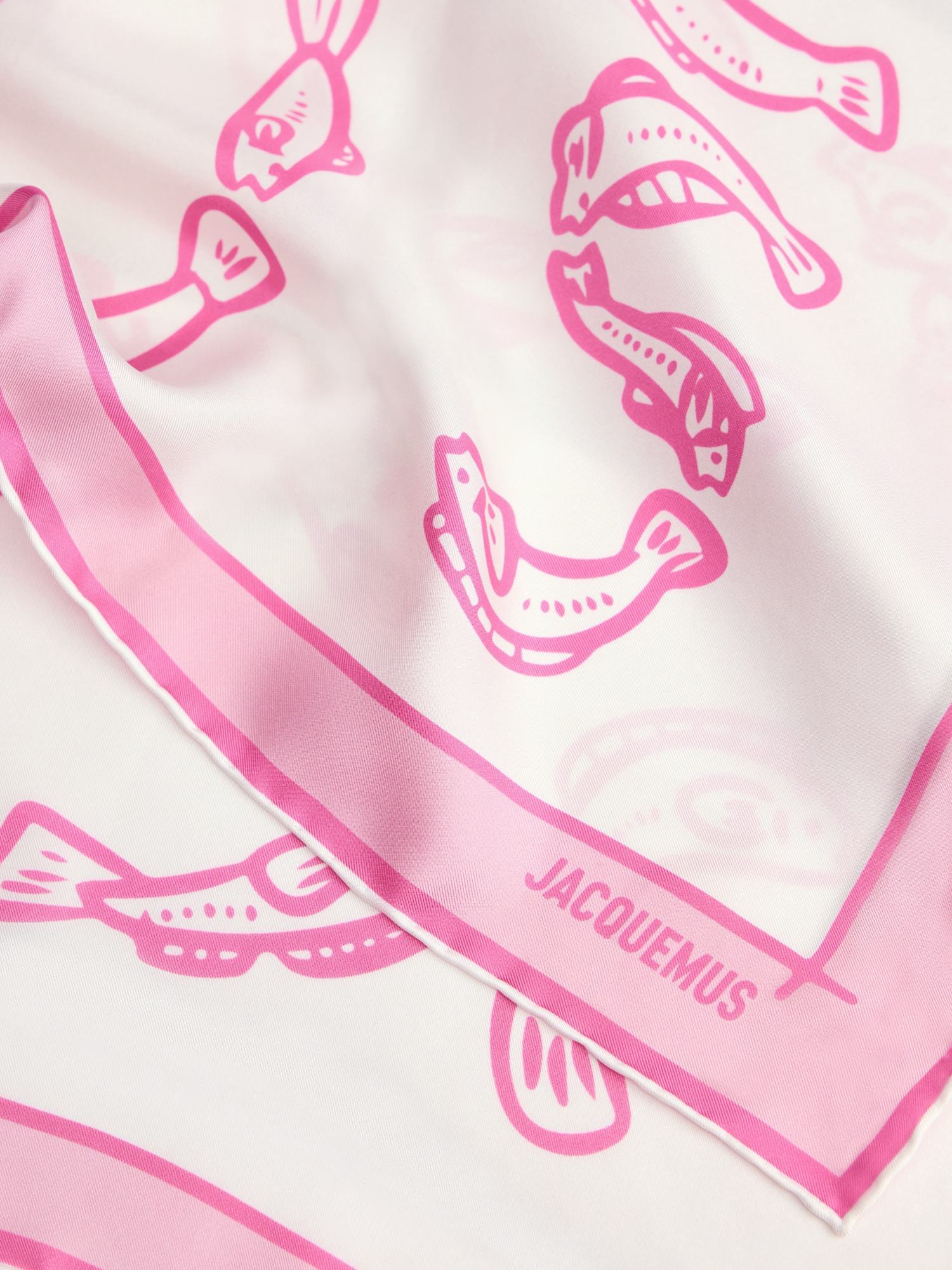 Shop Jacquemus The Pesco Bandana In Pink