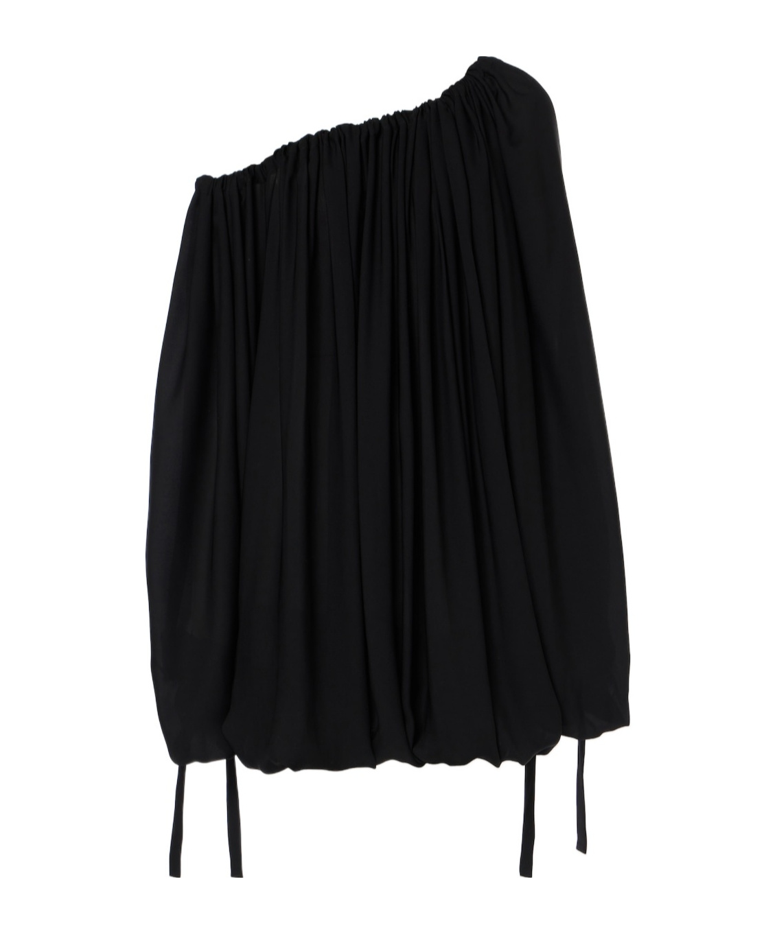 Khaite Nash Silk Minidress In Black