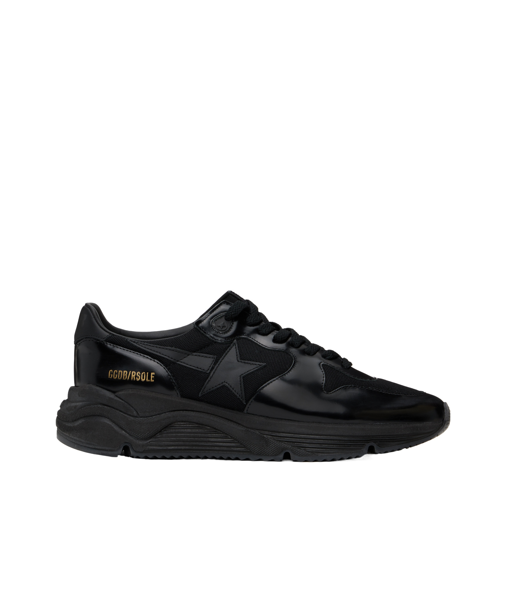 Golden Goose Round Head Low-cut Sneakers In Black