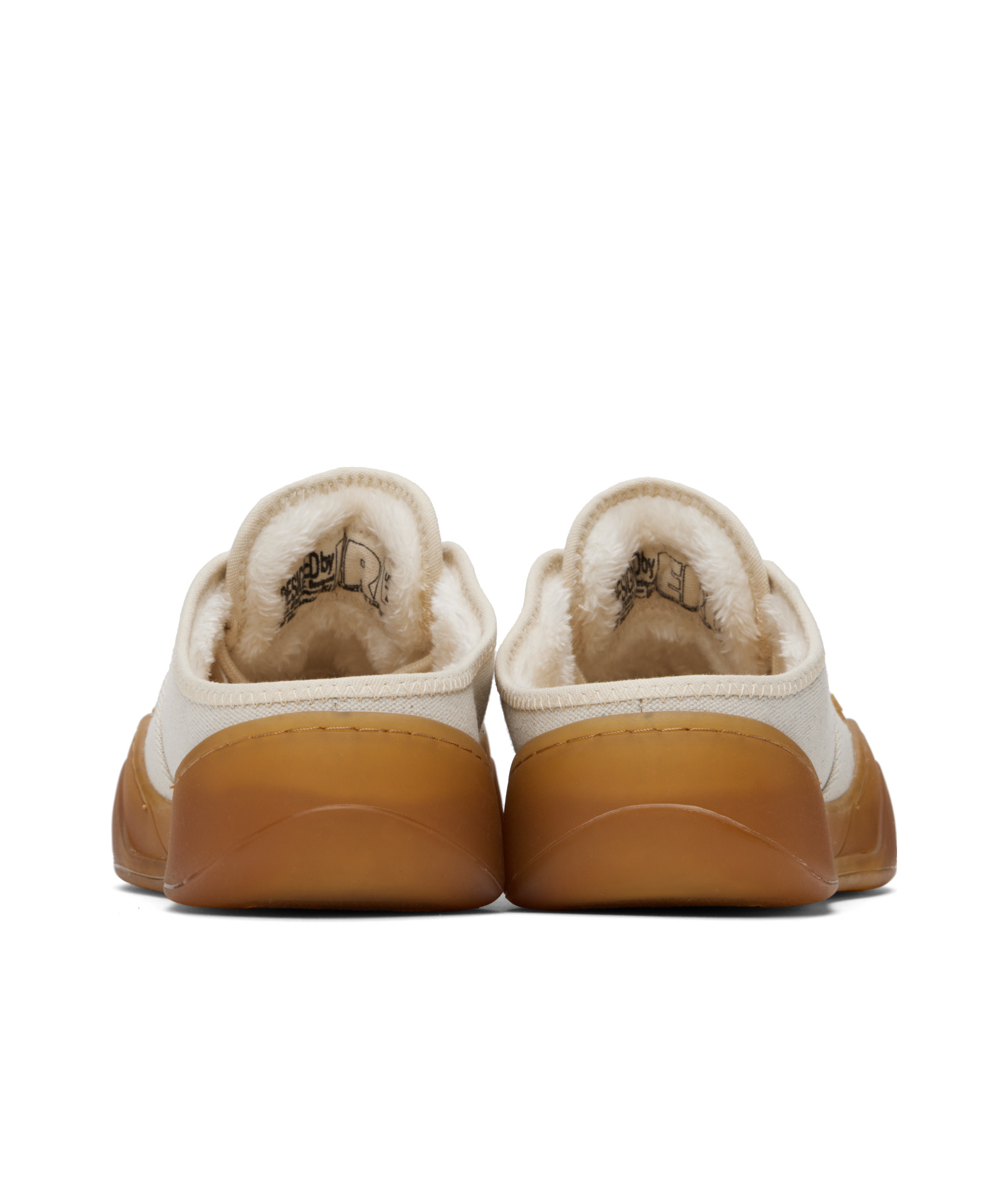 Erl Slingback Mules In White