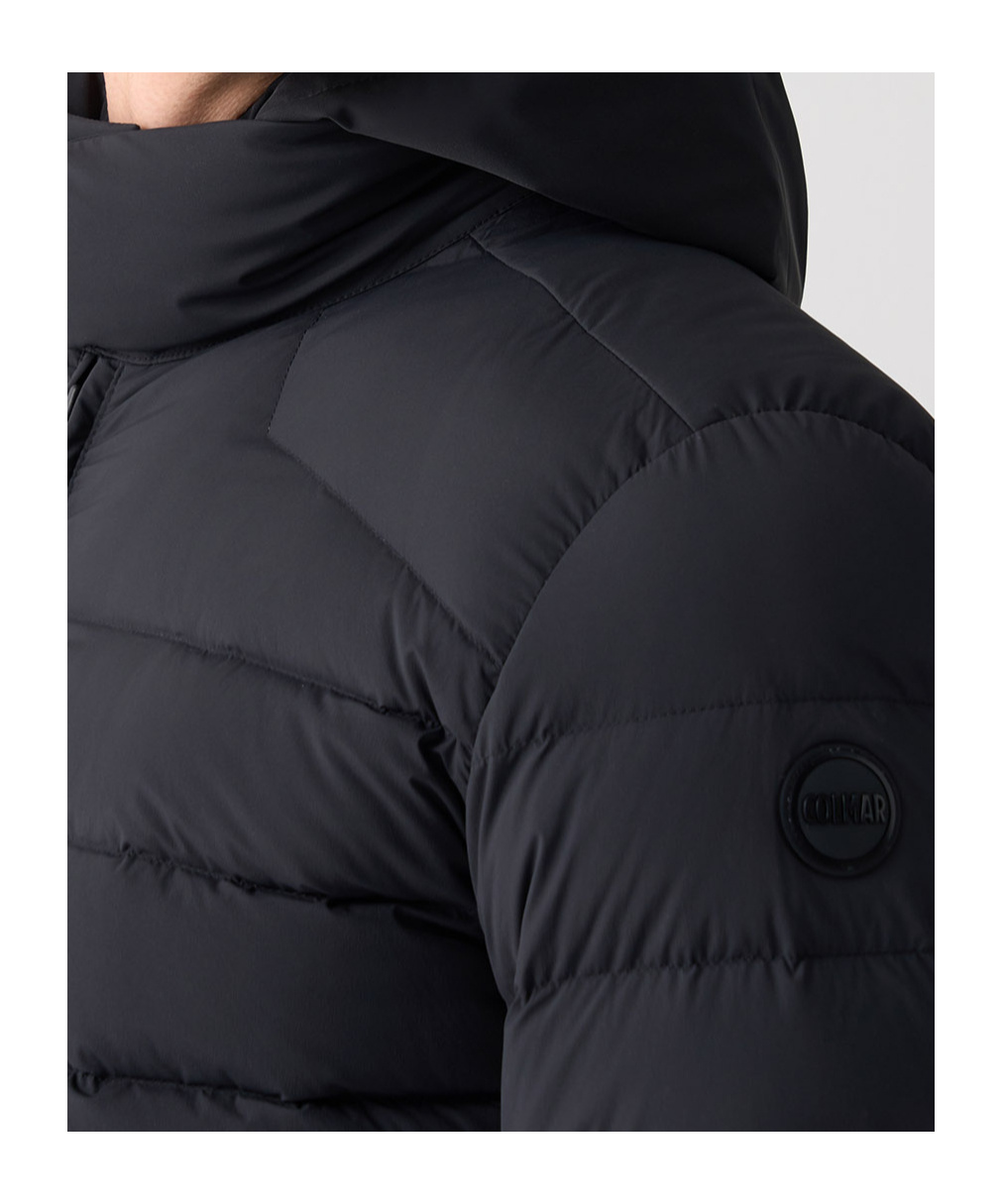 Colmar Originals Quilted Down Jacket With Bib In Black