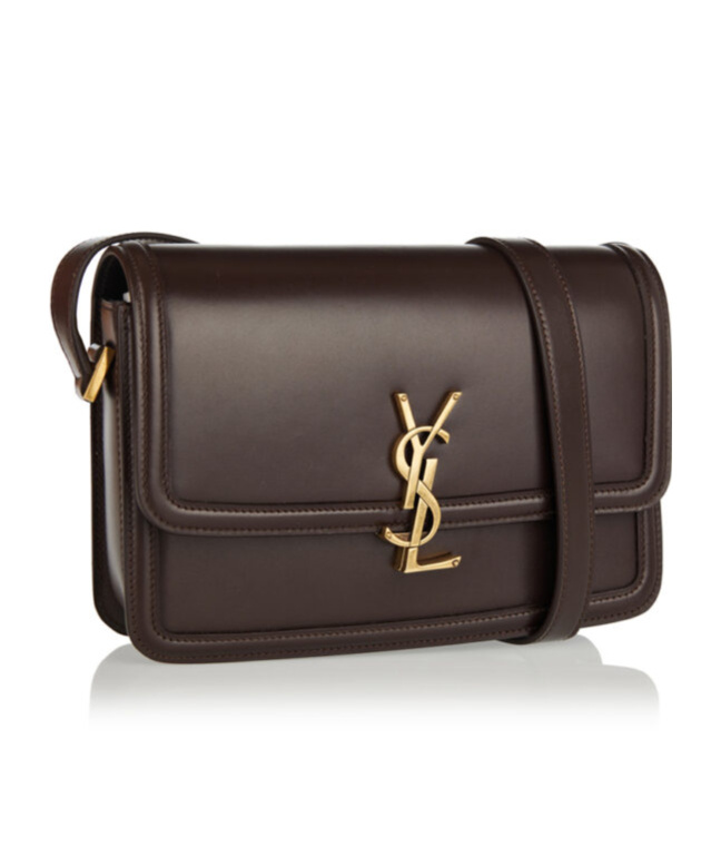 Saint Laurent Solferino Medium Satchel Bag In Black