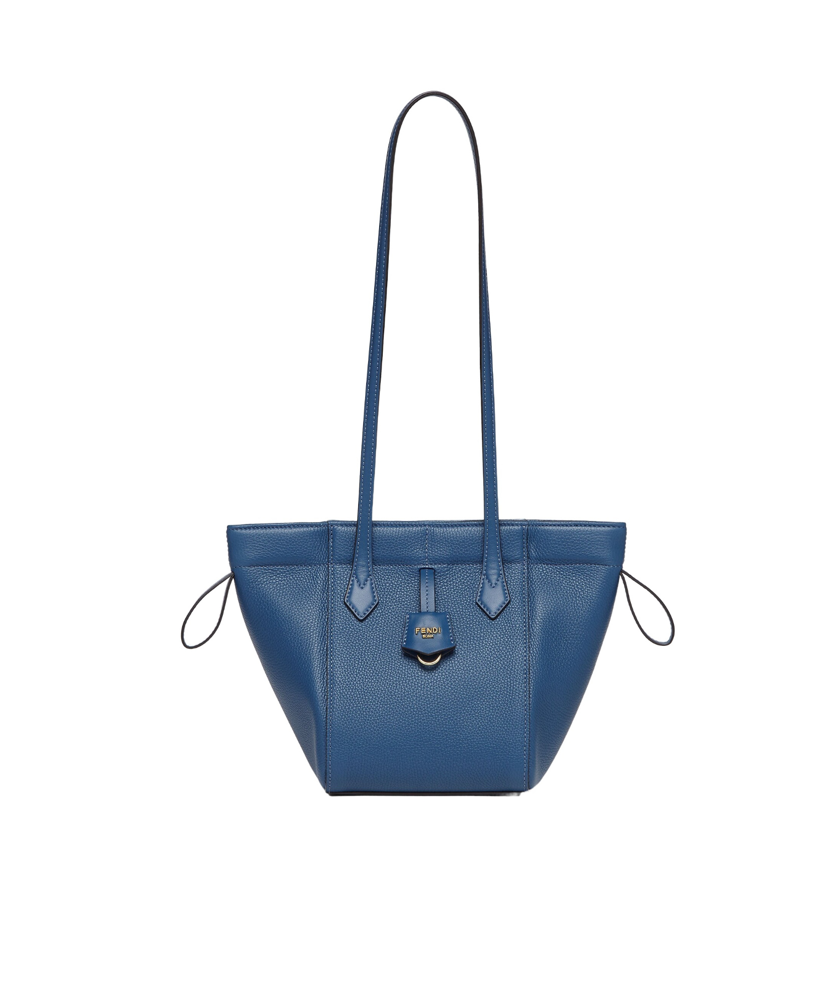 Fendi Origami Mini Leather Shoulder Bag In Blue