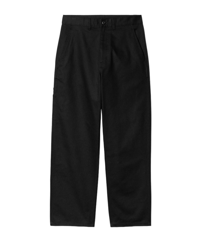 Carhartt Wip Pantalone Cole Cargo Lane Popelin In Black