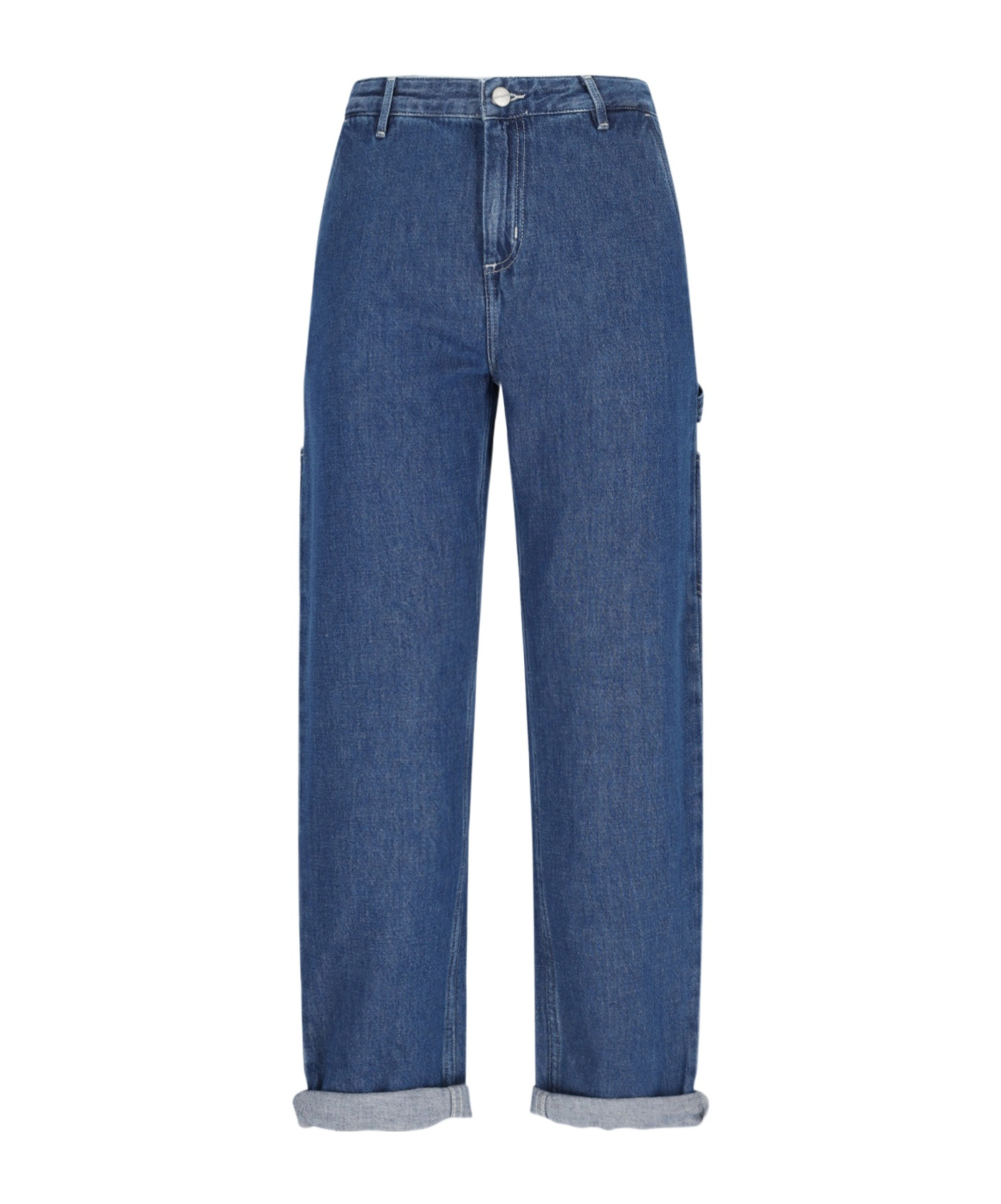 Carhartt Pierce Straight-leg Organic Cotton Jeans In Blue