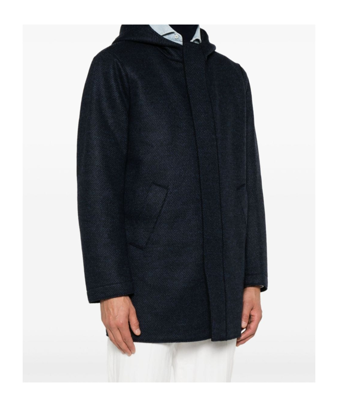 Harris Wharf London Hooded Coat