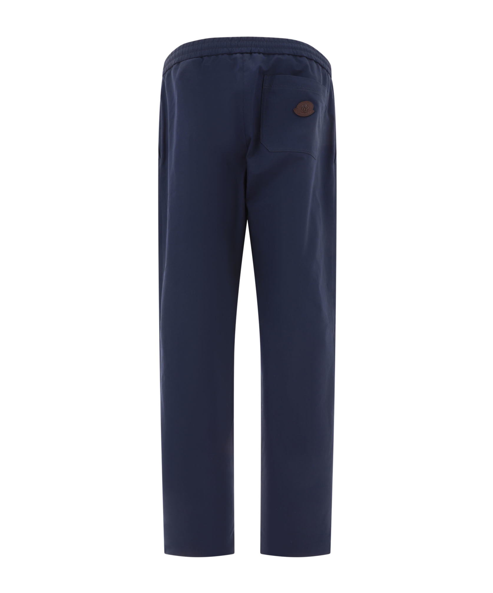 Moncler Logo-appliqué Gabardine Track Pants In Black