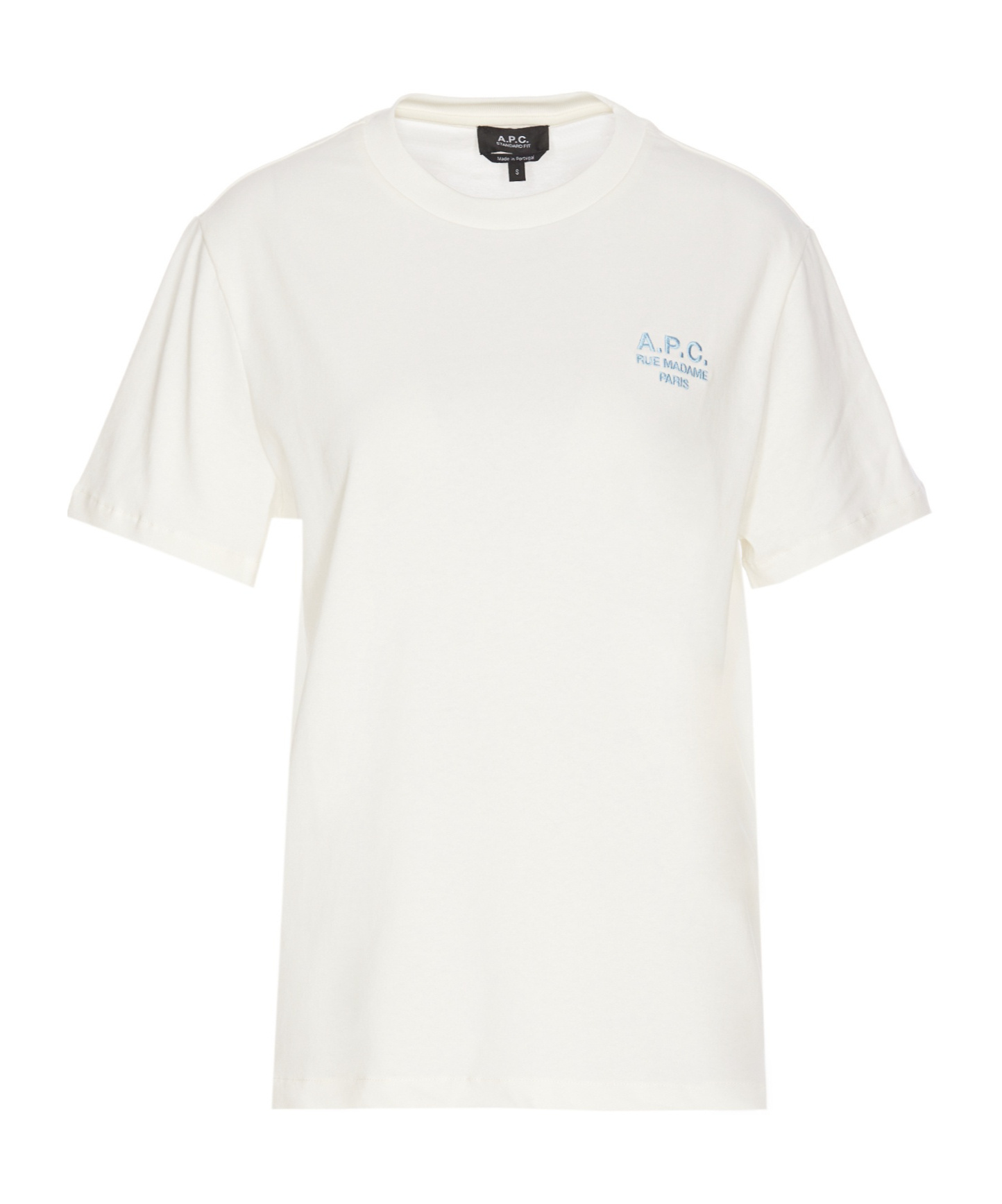 Apc Raymond T-shirt Men Black In Cotton In White
