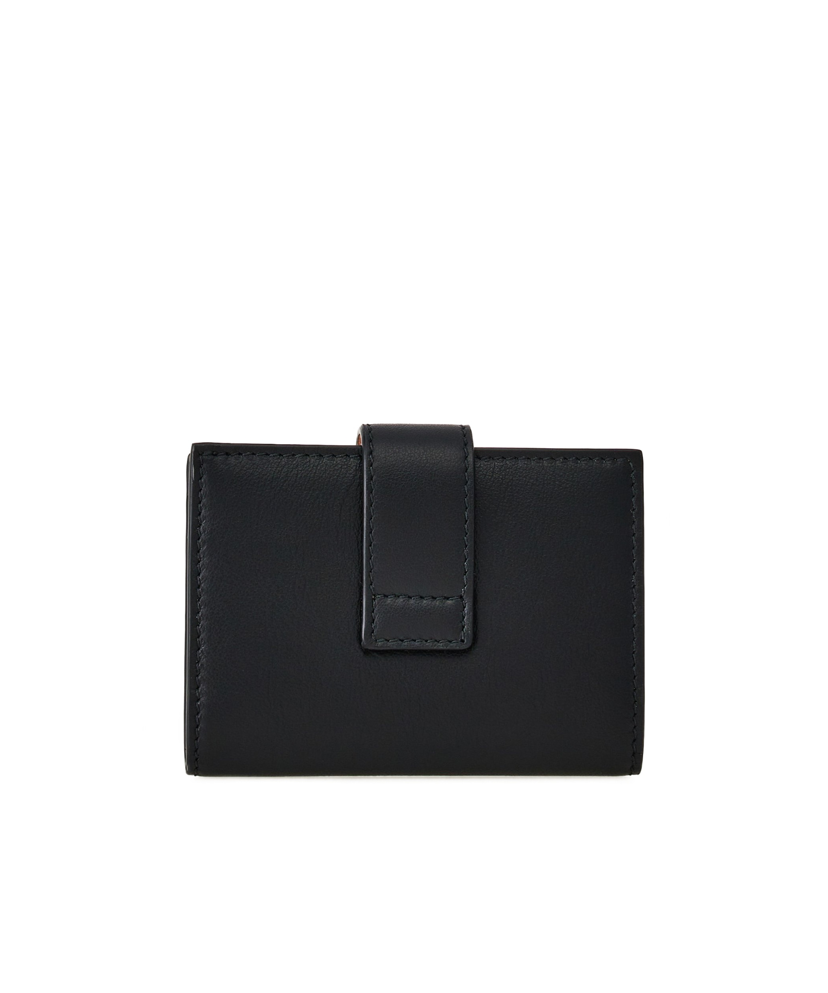 Ferragamo Hug Card Clip In Black
