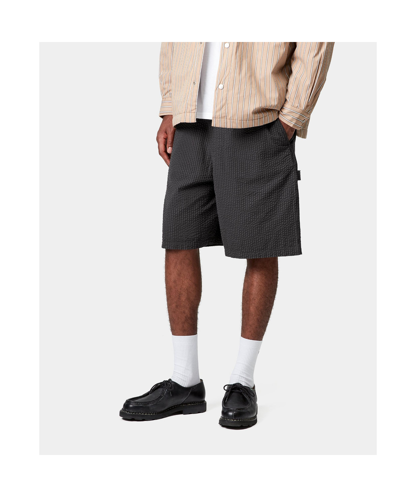 Carhartt Bermuda Toland Neri In Black