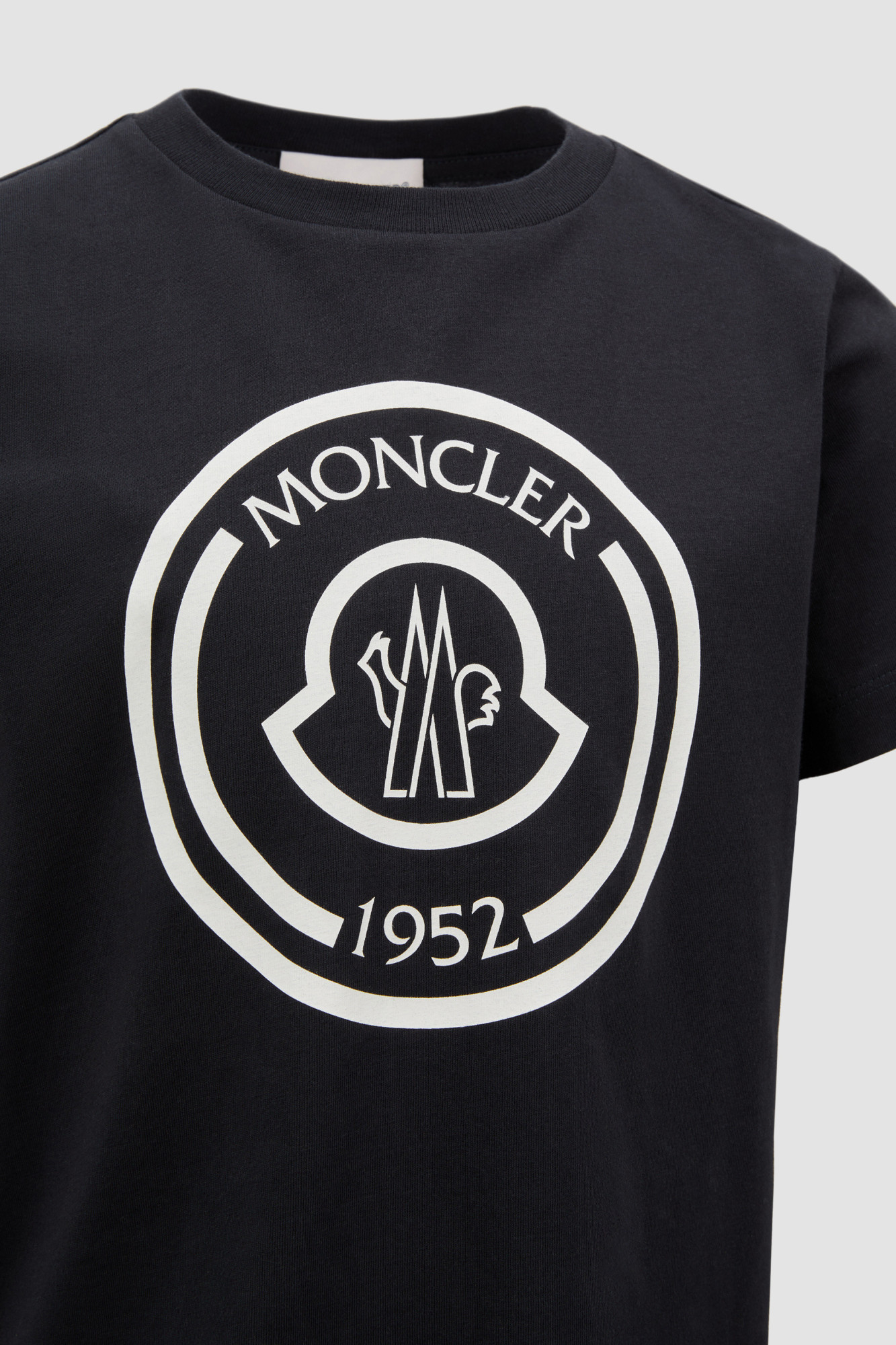Moncler Optical-logo Cotton T-shirt In Blue