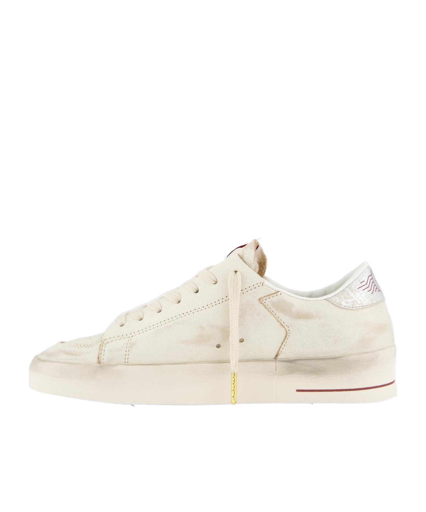 Golden Goose Round Head Low-cut Casual Shoes In White