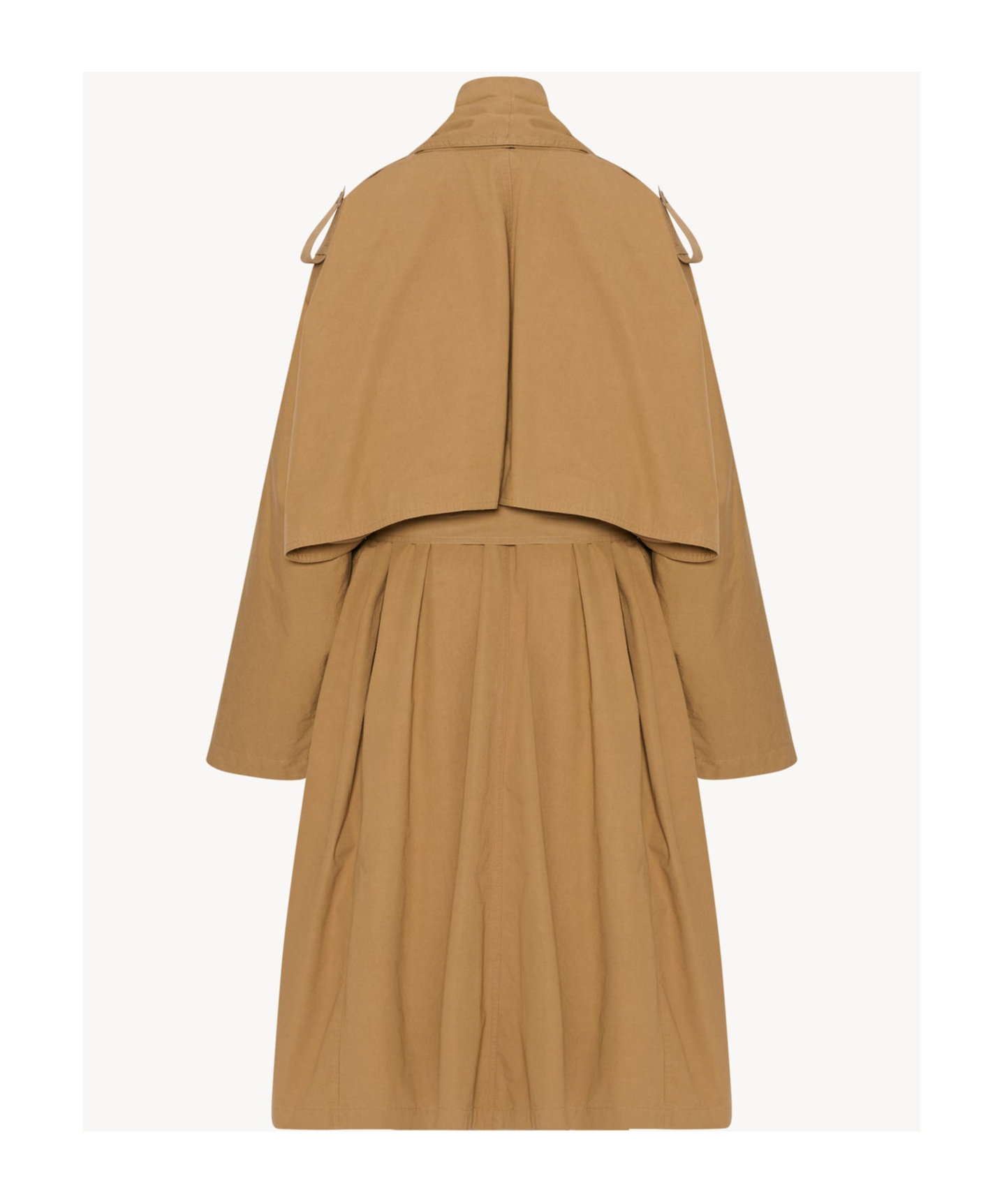 The Row Pami Gabardine Trench Coat In Brown