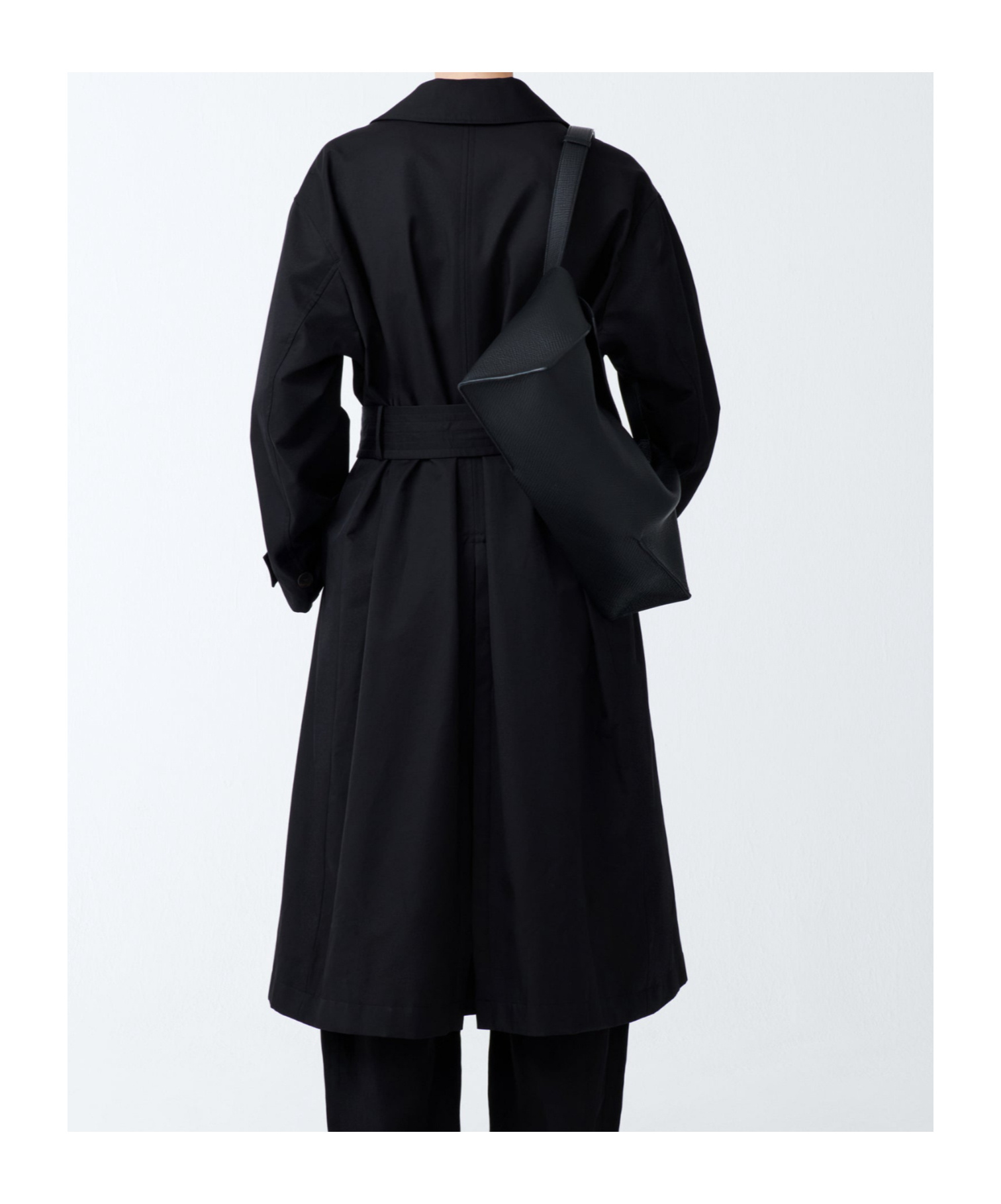 Studio Nicholson The Folded Shoulder Bag In Black