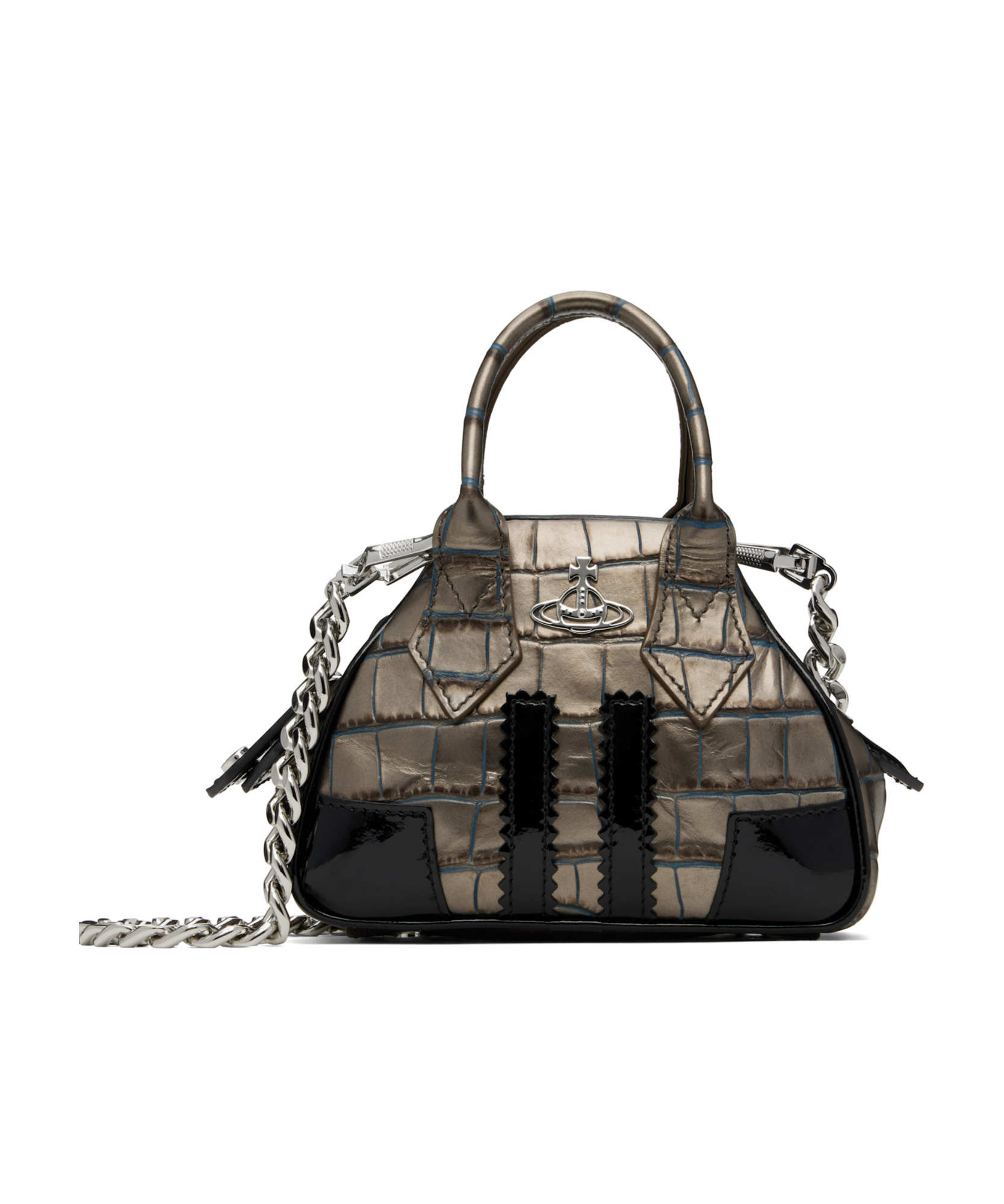 Vivienne Westwood Mini Yasmine Chain Bag In Black