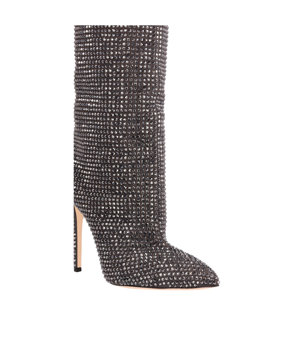 Paris Texas Pointed Boots In Gray