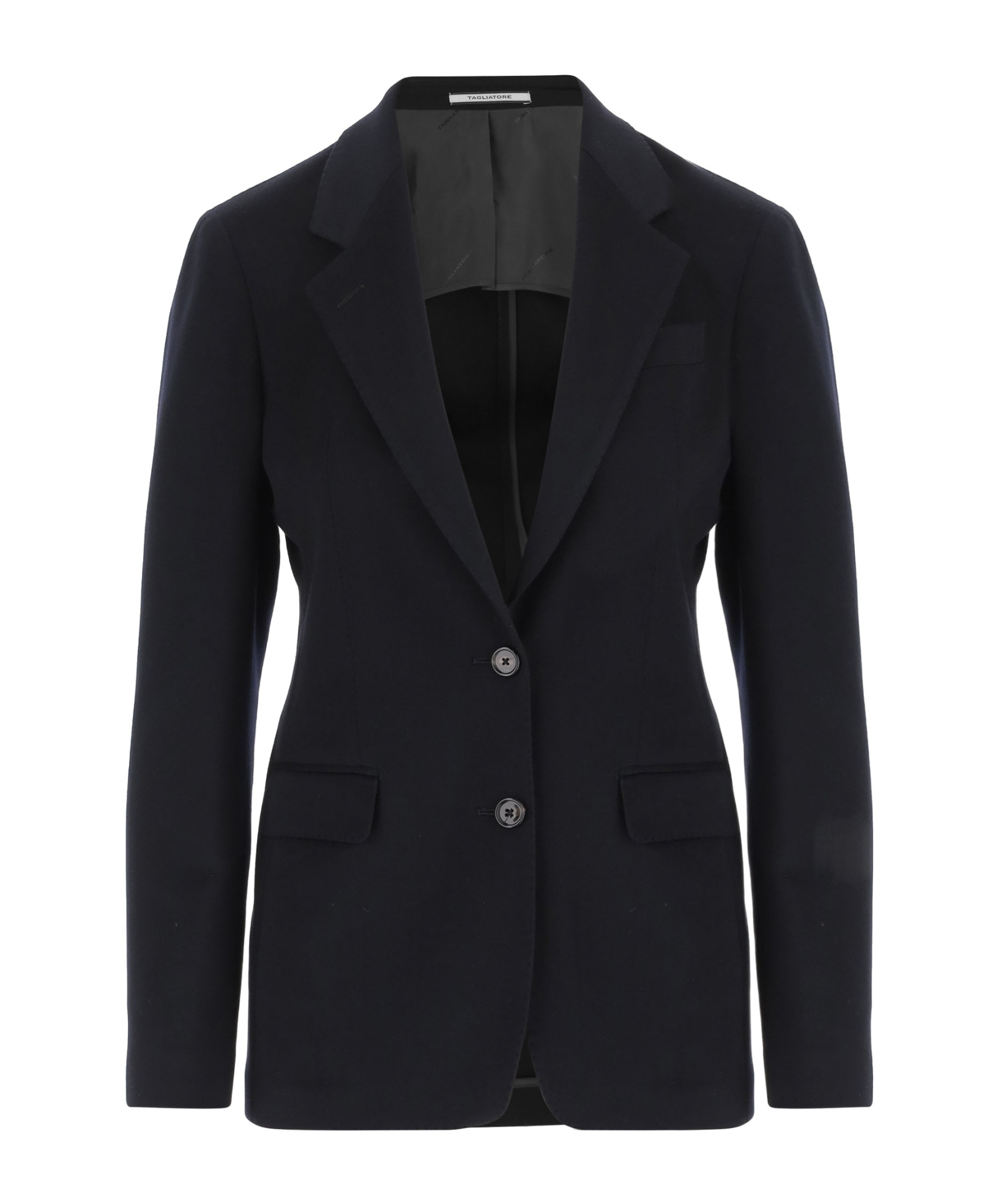 Tagliatore Single-breasted Blazer In Black