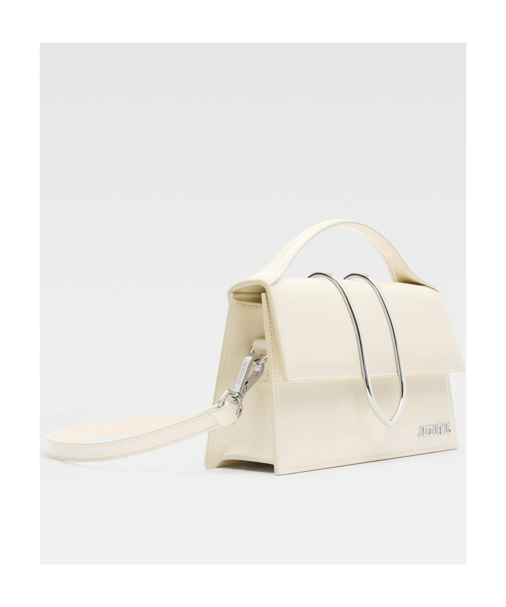 Jacquemus Flip Shoulder Bag In White