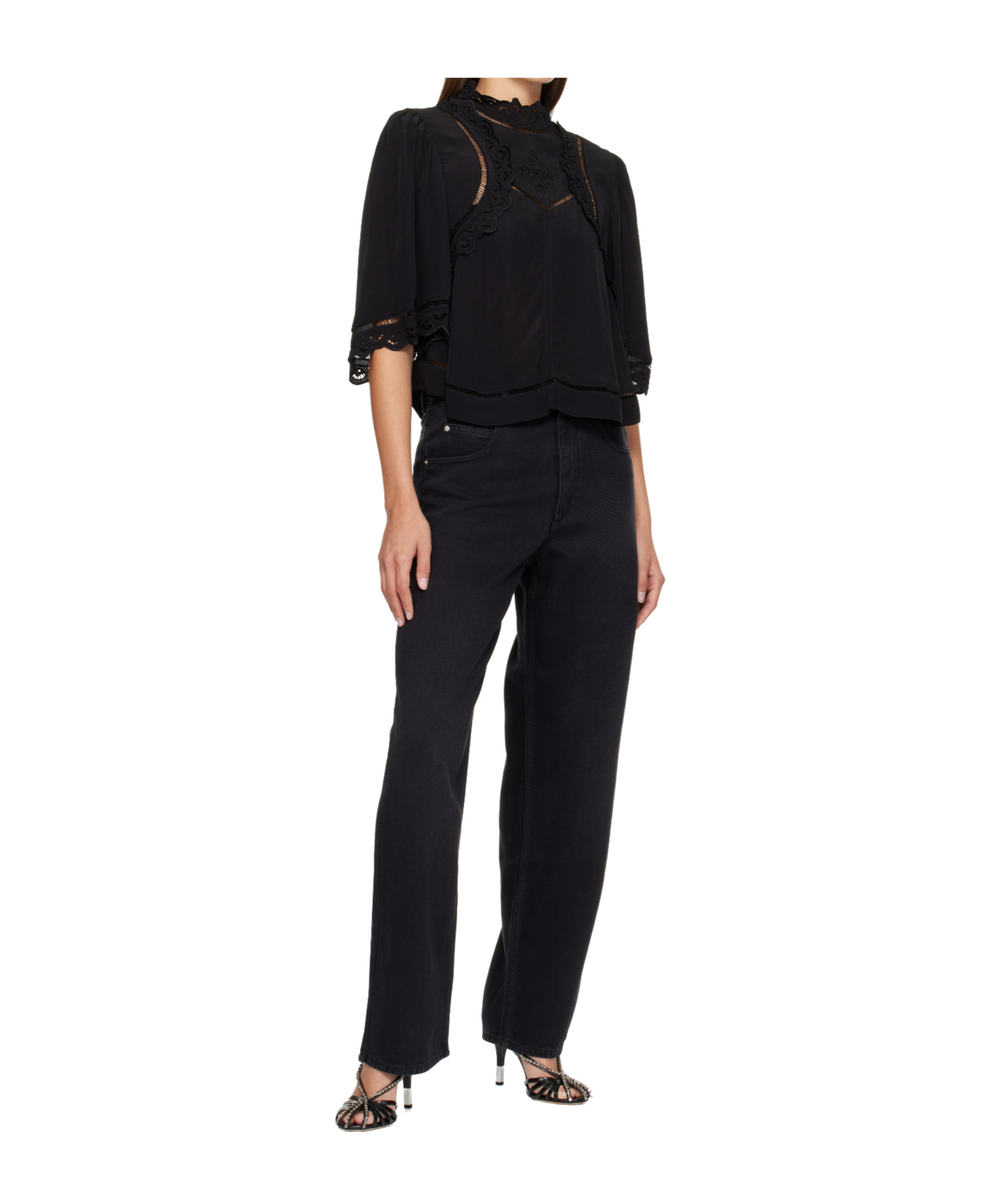 Isabel Marant Jenny Straight-leg Jeans In Black