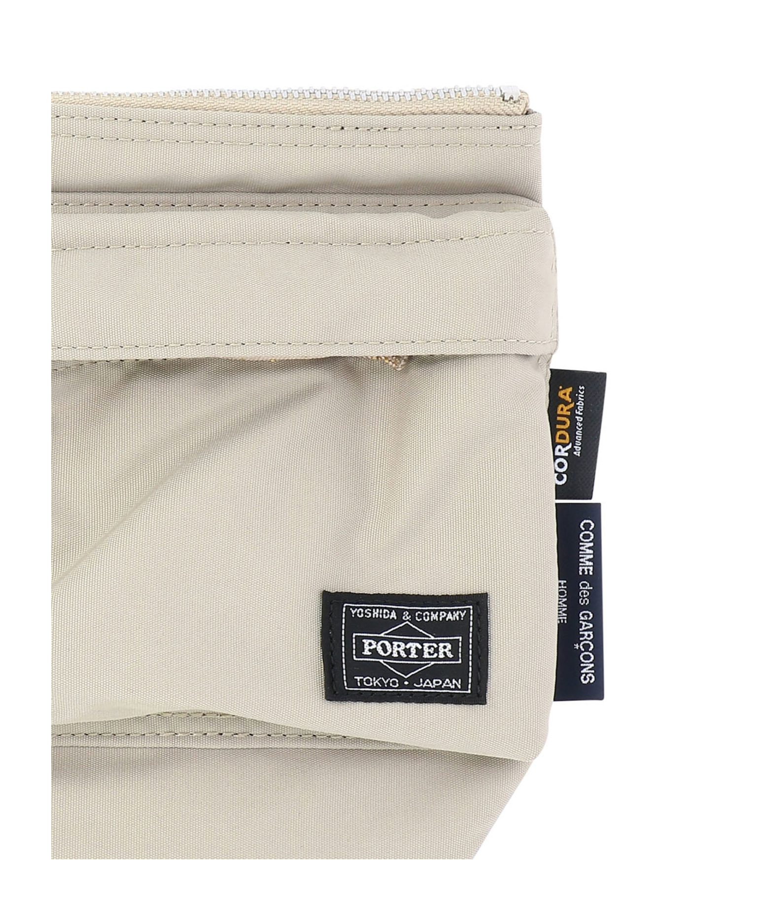 Comme Des Garçons Adjustable Cross-body Bag In Nude