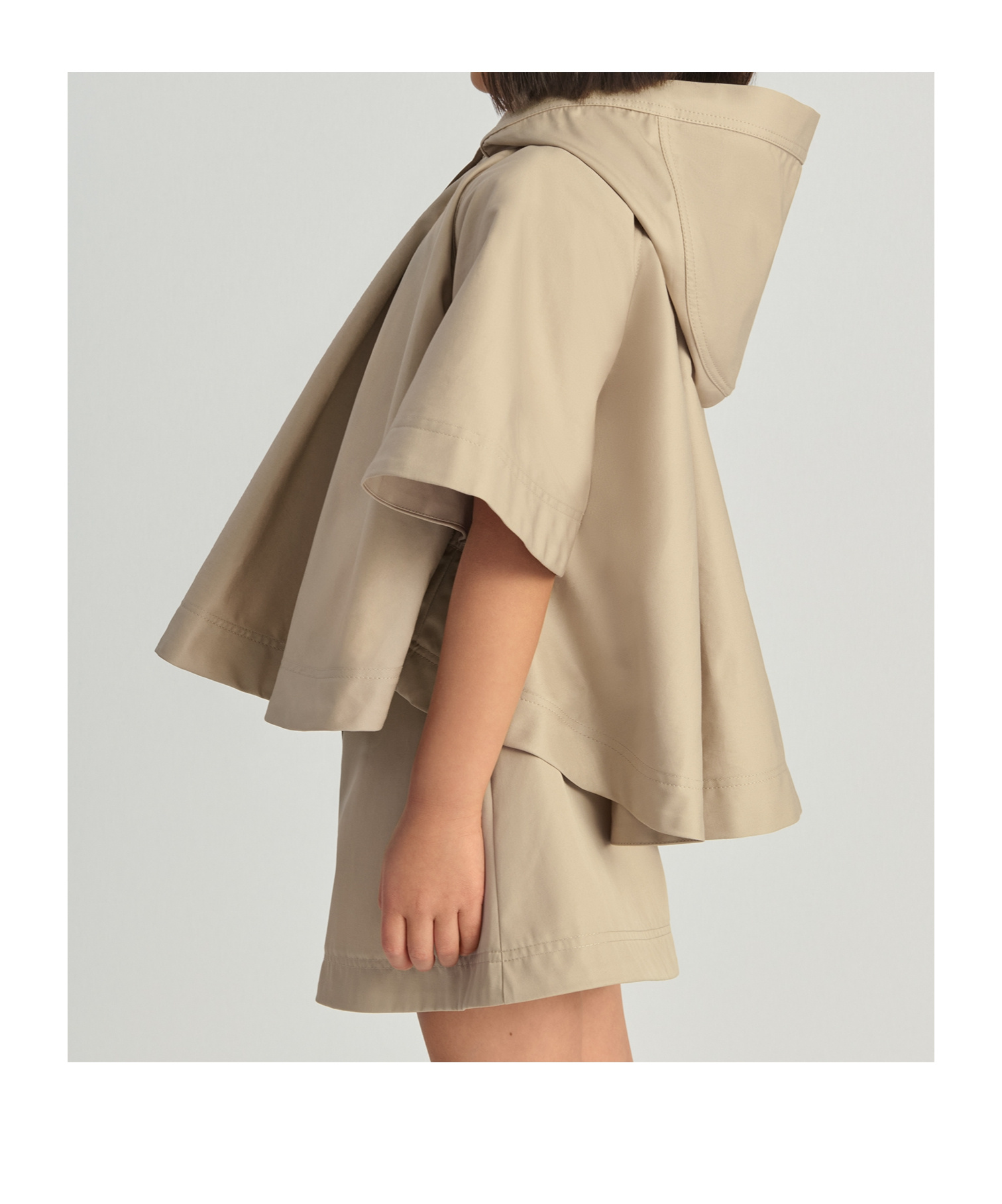 DIOR KIDS' HOODED CAPE