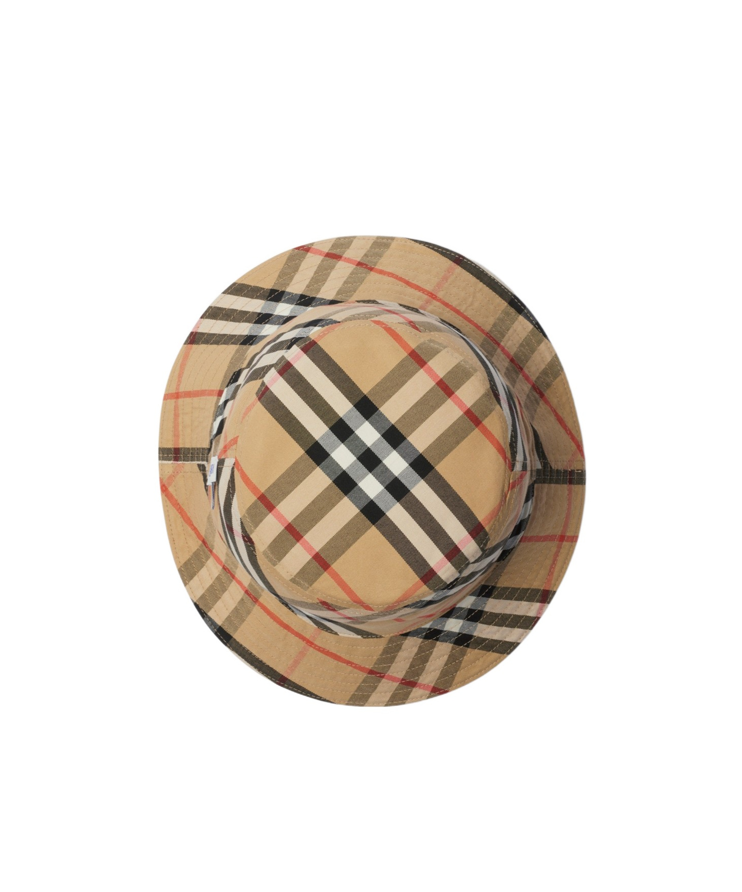 Burberry Vintage Check Reversible Bucket Hat In Black