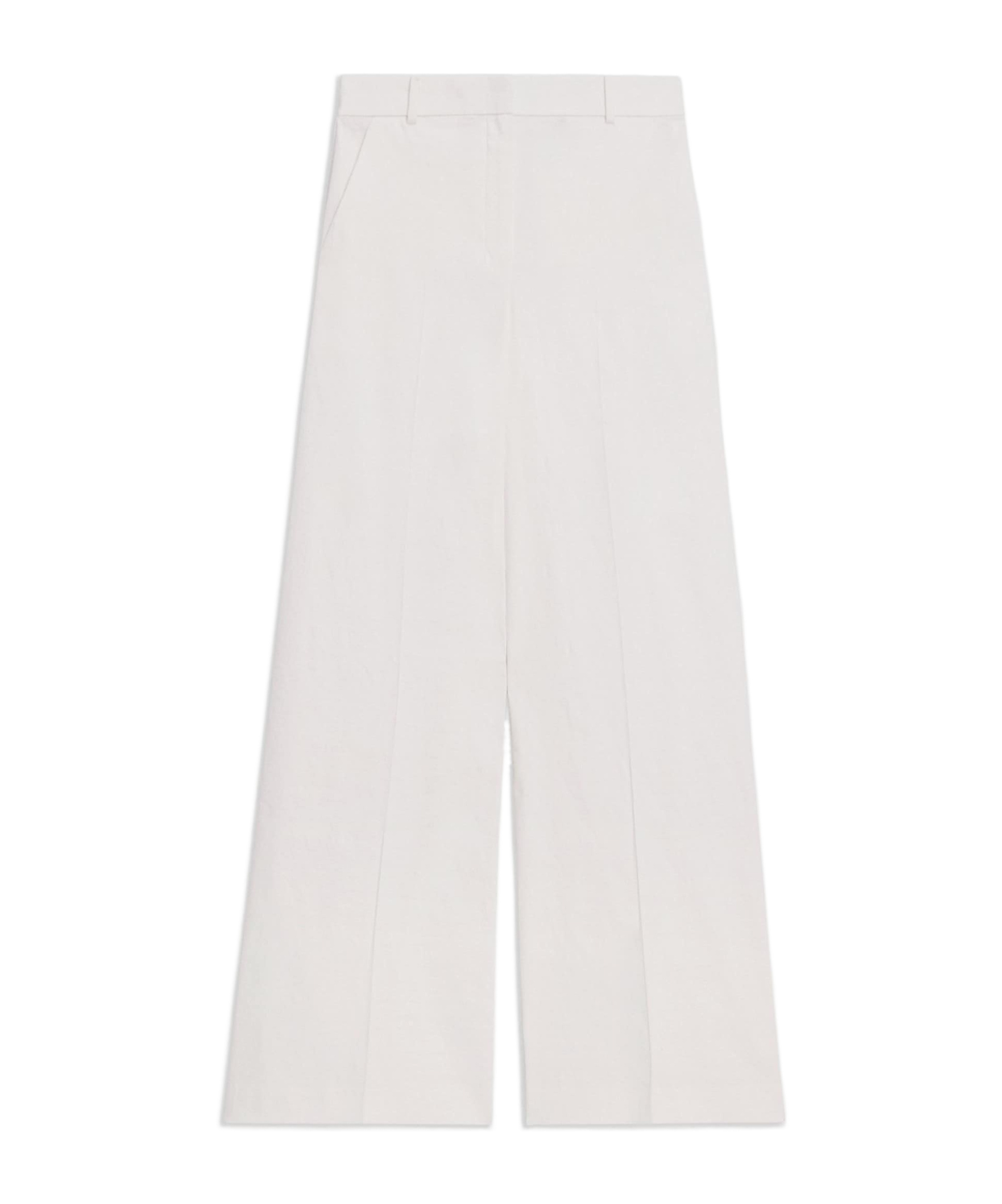 Theory Wide-leg Casual Pants In White