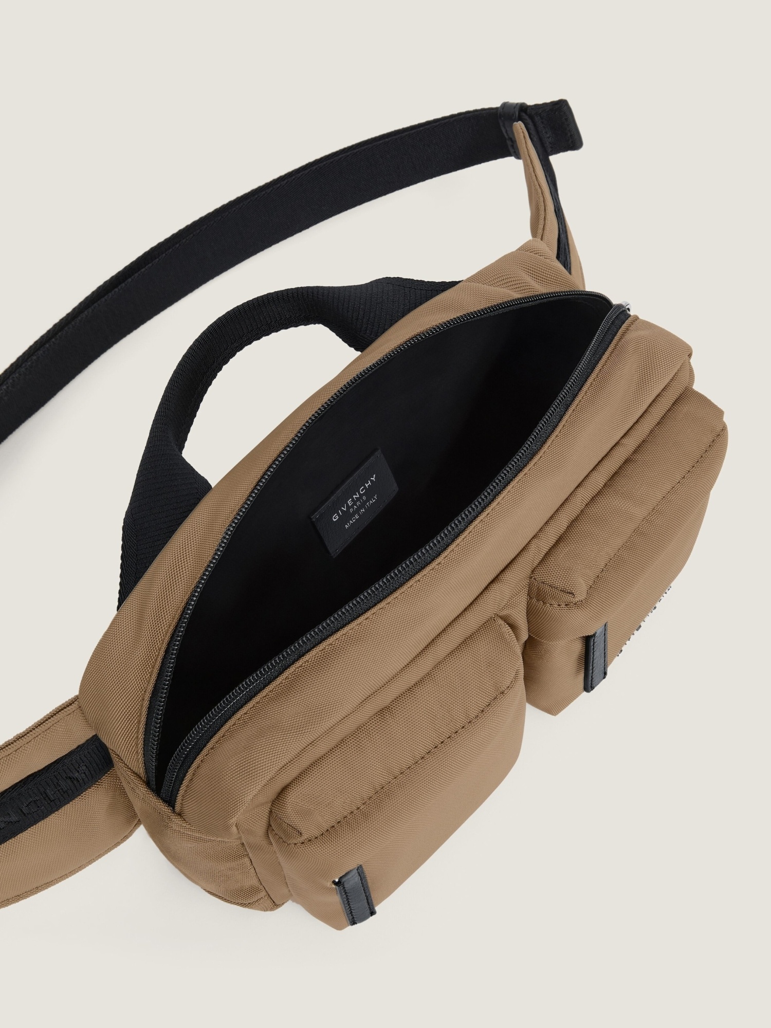 Givenchy Essential U Belt Bag In Canvas In Brown