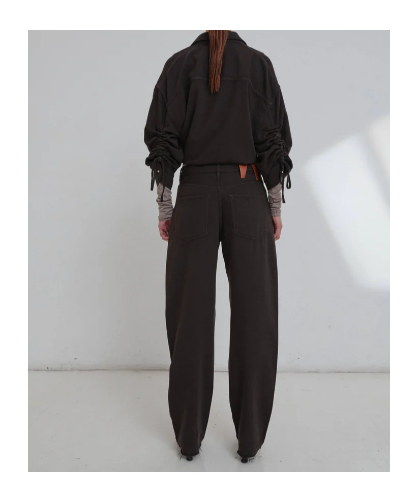Darkpark Relaxed Fit Tencel Denim In Brown