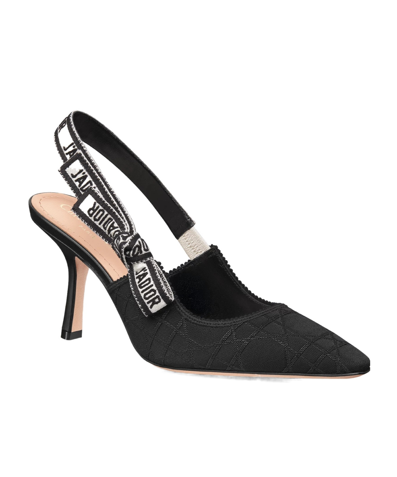 Dior Pointed High-heeled Sandals In Black